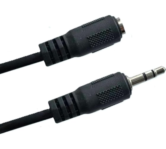 Аудио кабель TWIST гнездо-штекер 3.5 мм 1,2м AUX-JACK-3.5-1.2 1