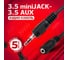 Аудио кабель Retic гнездо-штекер 3.5 мм 5м AUX-JACK-3.5-5 2
