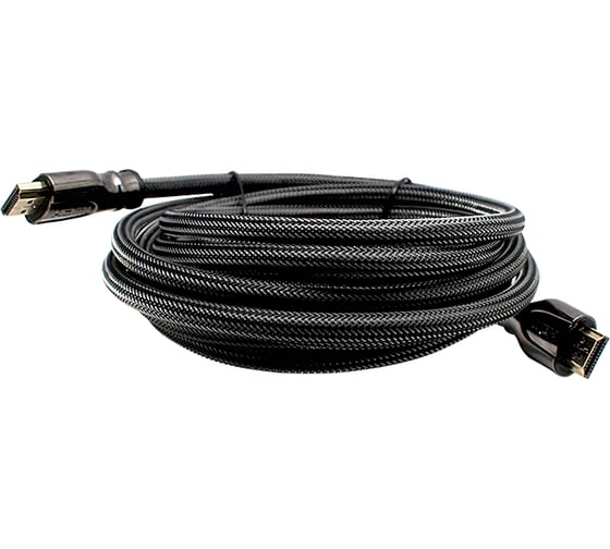 Кабель OXION HDMI(M)-HDMI(M) 4K 5m, версия 2.0, серия "Люкс", арт. OX-HDMI5V2.0LXY