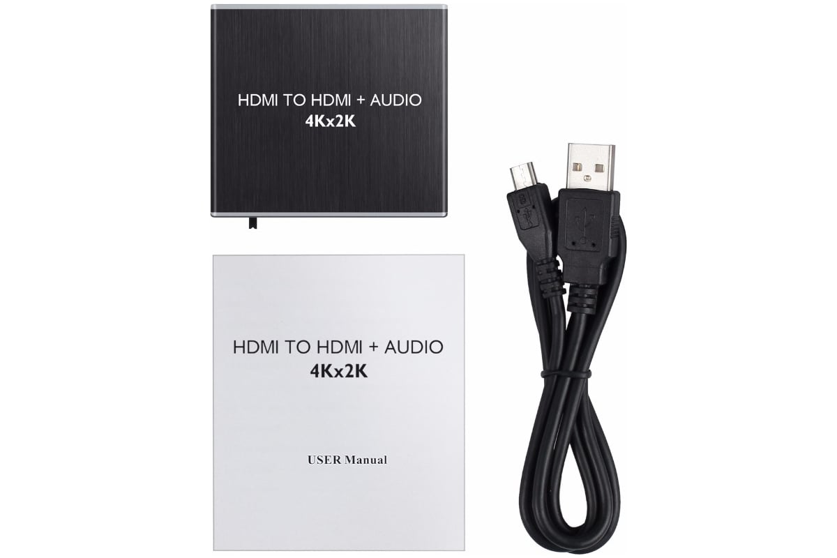 Разделитель сигнала PALMEXX AY78 HDMI Audio Extractor (вход: HDMI  4096x216030Hz; выход: HDMI+SPDIF/AUX) PX/AY78