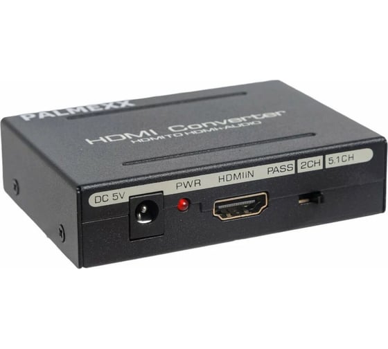 Разделитель сигнала PALMEXX AY60 HDMI to HDMI+Audio(Spdif+L/R) Extractor 2CH/5.1CH, FHD 1080p PX/AY60