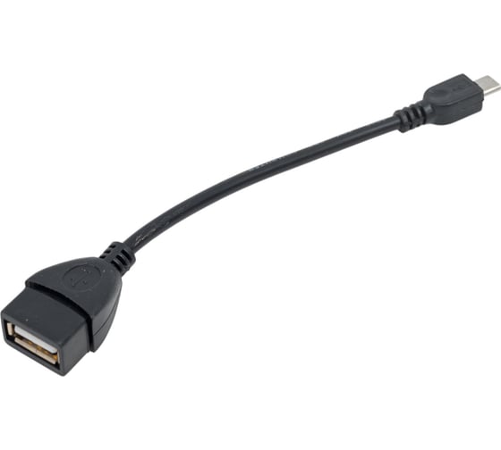 Кабель ExeGate OTG USB 2.0 EX-OTG-USB2-AFmicroBM5P-0.15 AF microBm 5P, 0,15м 294760 1