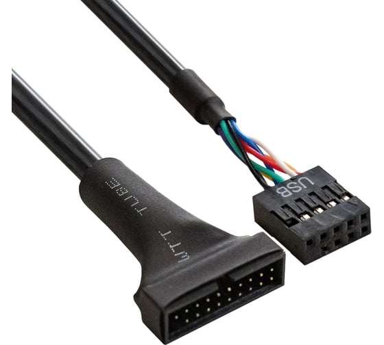 Кабель-переходник ExeGate USB 2.0-USB 3.0 EX-CC-U3U2 9pinF 19pinM 294785