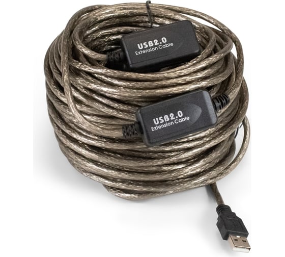 Удлинитель активный ExeGate USB2.0-repeater EX-UAE-AMAF-25.0 Am Af, 25м 294769