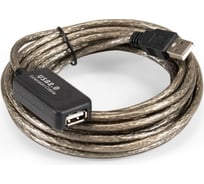 Удлинитель активный ExeGate USB2.0-repeater EX-UAE-AMAF-5.0 Am Af, 5м 294766 32573580