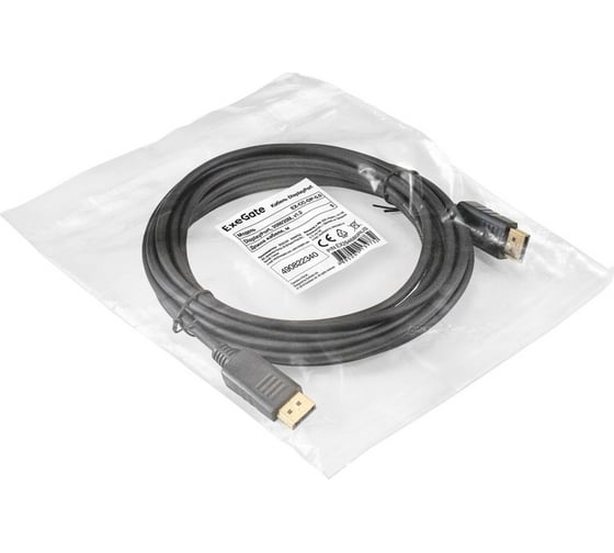 Кабель ExeGate DisplayPort EX-CC-DP-5.0 20M 20M, 5м, v1.2 294680