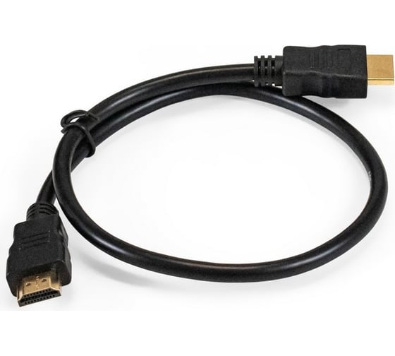 Кабель ExeGate HDMI EX-CC-HDMI-0.5 19M 19M, 0,5м, v1.4b, позолоченные контакты 294682 1