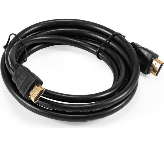 Кабель ExeGate HDMI EX-CC-HDMI2-1.5 19M 19M, v2.0, 1,5м, 4K UHD, Ethernet, позолоченные контакты 294697 1