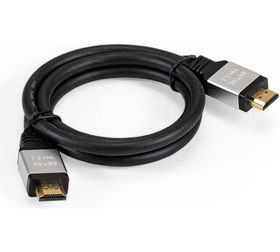 Кабель ExeGate HDMI EX-CC-HDMI8K-1.0 19M 19M, v2.1, 1м, 8K UHD, Ethernet, позолоченные контакты 294701 1