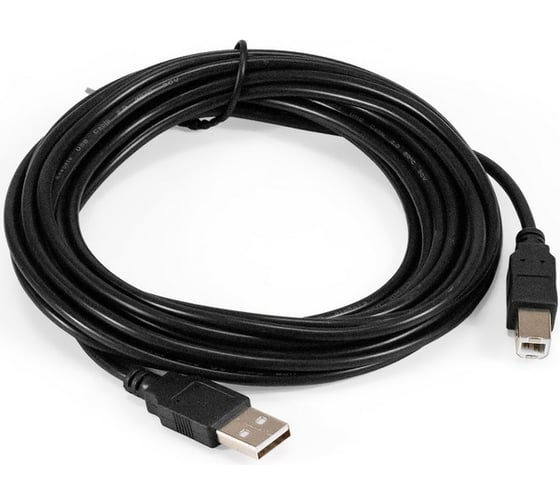 Кабель ExeGate USB 2.0 EX-CC-USB2-AMBM-5.0 Am Bm, 5м 294746 1