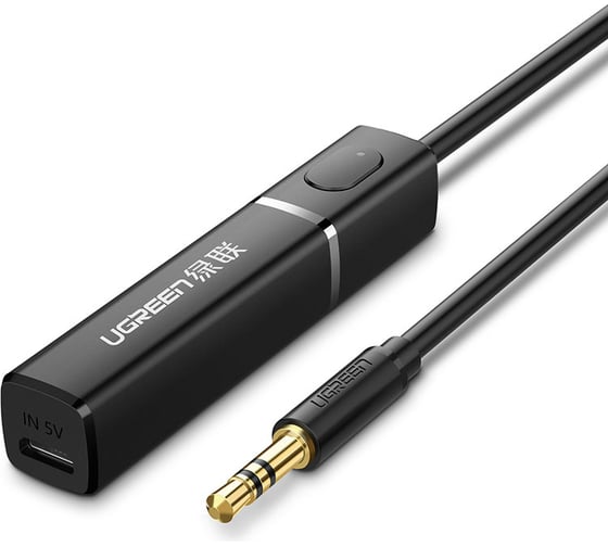 Передатчик Bluetooth Ugreen CM107 (40761) Bluetooth Transmitter Audio Adapter with 3.5mm Port цвет: черный 40761_ 1