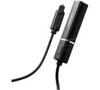 Передатчик Ugreen Bluetooth CM150 (50213) Bluetooth 5.0 Transmitter Audio Adapter With Fiber Optic Plug цвет: черный 50213_