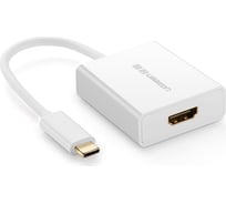 Адаптер Ugreen 40273 USB-C to HDMI Adapter. Цвет: белый 40273_
