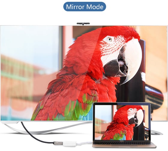 Адаптер Ugreen 40273 USB-C to HDMI Adapter. Цвет: белый 40273_