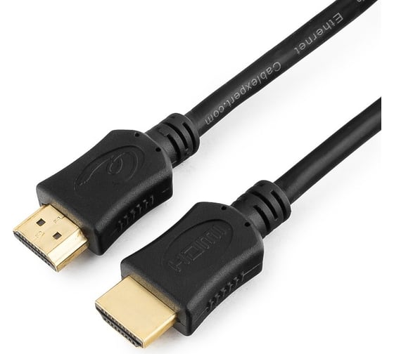 Кабель Cablexpert HDMI 19M/19M, v2.0, Light, позол.разъемы, экран, 1.5м, черный, пакет, CC-HDMI4L-1.5M