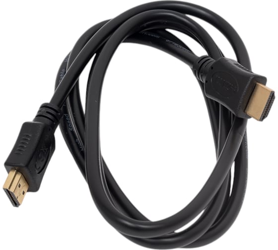 Кабель Cablexpert HDMI 19M/19M, v2.0, Light, позол.разъемы, экран, 1.5м, черный, пакет, CC-HDMI4L-1.5M