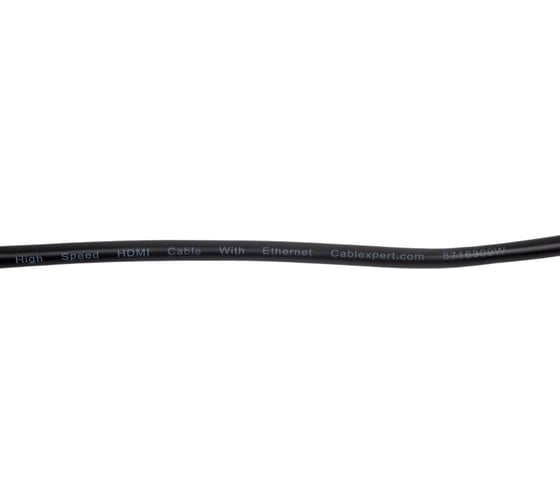Кабель Cablexpert HDMI 19M/19M, v2.0, Light, позол.разъемы, экран, 1.5м, черный, пакет, CC-HDMI4L-1.5M