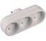 Сетевой разветвитель General Lighting Systems 16А 3 места плоский без заземления GTS-F-3-16 473001 1