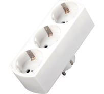 Сетевой разветвитель General Lighting Systems 16А 3 места плоский с заземлением GTS-F-3-16-G 473003