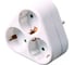 Сетевой разветвитель General Lighting Systems 16А 3 места круглый с заземлением GTS-R-3-16-G 473005 1