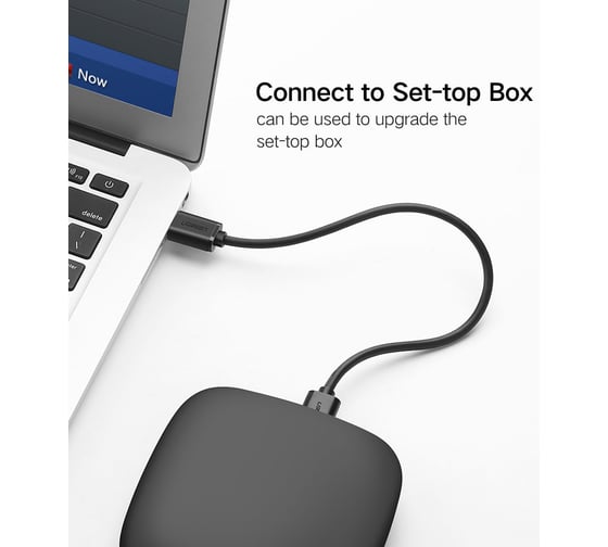 Кабель Ugreen US102 (10310) USB 2.0 A Male to A Male Cable длина: 1,5м. цвет: черный 10310_