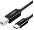 Кабель Ugreen US241 (50446) USB-C 2.0 To USB-B 2.0 Print Cable для подключения принтера длина: 2м. цвет: черный 50446_ 1