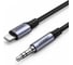 Кабель Ugreen US315 Lightning To 3.5mm Male Adapter Cable длина: 2м. цвет: черный 70862 1
