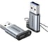 Адаптер Ugreen US276 (35000) USB 3.0-A to USB-C M/F Adpater. Цвет: черный 35000_ 1