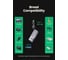 Адаптер Ugreen US276 (35000) USB 3.0-A to USB-C M/F Adpater. Цвет: черный 35000_ 7