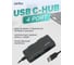 Разветвитель Perfeo USB C-HUB 4 Port, (PF-H046 Black) чёрный 30020202 7