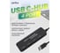 Разветвитель Perfeo USB C-HUB 4 Port, (PF-H048 Black) чёрный 30020204 4