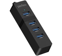 USB-HUB Perfeo 4 Port, 3.0 (PF-H040 Black) чёрный 30020193