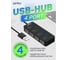 USB-HUB Perfeo 4 Port, (PF-H044 Black) чёрный 30020198 6
