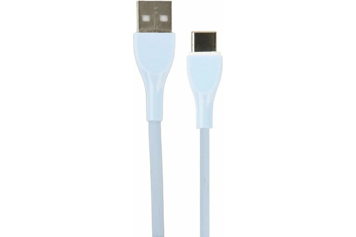 Кабель USB A Perfeo вилка - Lightning вилка, голубой, 1 м (I4333) 30018746