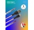 Кабель USB A Perfeo вилка - C вилка, 2.4A, розовый, (U4715) 30018774 2