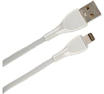 Кабель USB A Perfeo вилка - Lightning вилка, серый, 1 м (I4332) 30018744