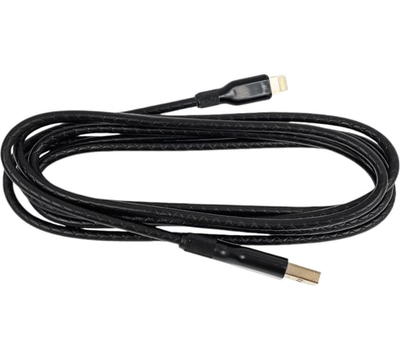 Кабель Perfeo USB A вилка - Lightning вилка, черн., 2 м (I4319) 30017946