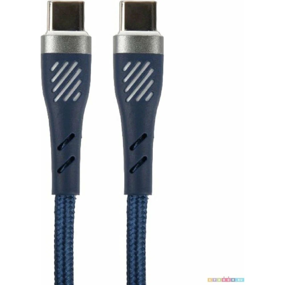 Кабель Perfeo USB C вилка - C вилка, 60W, синий,1 м.(C1103) 30018782 -  выгодная цена, отзывы, характеристики, фото - купить в Москве и РФ