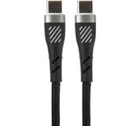 Кабель Perfeo USB C вилка - C вилка, 60W, черн., 1 м.(C1105) 30018784