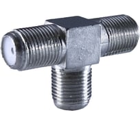 Тройник OXION 3 F гнезда металлический Т-образный 1 шт., блистер, арт. OX-SKT3F