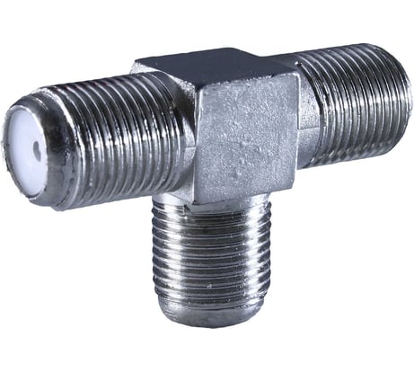 Тройник OXION 3 F гнезда металлический Т-образный 1 шт., блистер, арт. OX-SKT3F