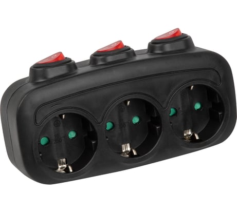 Разветвитель сетевой Uniel S-GES3-16OB BLACK UL-00011240