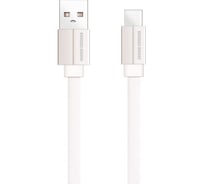 Дата-кабель More Choice USB 2.1A для Type-C плоский нейлон 1м K20a
