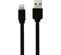 Дата-кабель More Choice USB 2.4A для Lightning 8-pin TPE 1м K22i Black