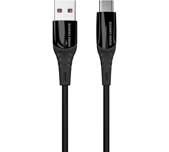 Дата-кабель More Choice USB 3.0A для Type-C M силикон 1м K32Sa Black 1