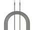 Аудиокабель More Choice AUX 3.5mm 1м UK24 нейлон, Grey UK24 Grey 1