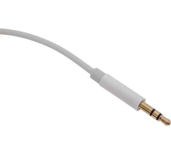 Аудиокабель More Choice AUX 3.5mm Lightning 8-pin 1м UK28i White