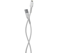 Дата-кабель More Choice USB 2.0A для Lightning 8-pin K19i TPE 1м White