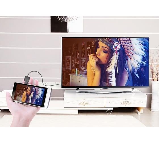 Адаптер Ugreen (20106) Micro HDMI Male to HDMI Female Adapter. Цвет черный 20106_