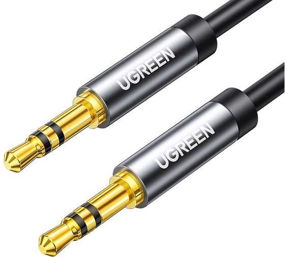 Кабель Ugreen AV119 (10736) 3.5mm Male To Male Round Cable. Длина: 3м. Цвет черный 10736_ 1